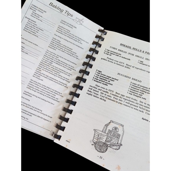 Vintage Spiral Bound Cookbook From Our Family to Yours Mt Mitchell Church 2000 - Picture 3 of 4